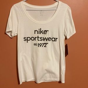 NEW! White NIKE shirt